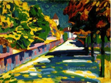 Otoño en Baviera Wassily Kandinsky Resumen Pinturas al óleo